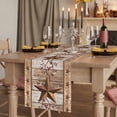 thumbnail image 2 of Table Runners 72 Inches Long Dress Scarves, Vintage Texas Star Wooden Farmhouse Kitchen/Dining Table Runner, Coffee Tablerunners, Farmhouse Berry Country 16x72 Inch, 2 of 9