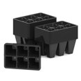 thumbnail image 1 of Bandeja para sembrar semillas Gardzen, paquete de 120 unidades, 6 celdas, 14 x 9 cm, color negro, 1 of 5