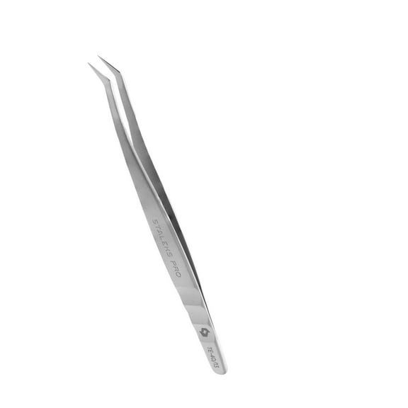 Professional eyelash tweezers EXPERT 40 TYPE 13 (L-shaped,40′)- TE-40/13