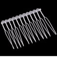 thumbnail image 3 of Peines de metal Gloria 20 piezas Diapositivas Peines Laterales Velo Sidecomb Plata, 3 of 9
