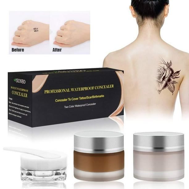 Tattoo Concealer, Tattoo Cover,SUNEO Waterproof Concealer ...
