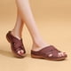 thumbnail image 1 of Moda tacón alto desgaste exterior boca de pescado hueco señoras zapatillas plataforma cuña sandalias mujeres Wmkox8yii hj789, 1 of 3