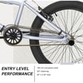 thumbnail image 3 of Hykolity 20 inch BMX Bike Freestyle Cycling Trick Bicycle with 4 Pegs for Teenage Adults Men Women Beginners Street Stunt Bike V-Brake Silver, 3 of 7