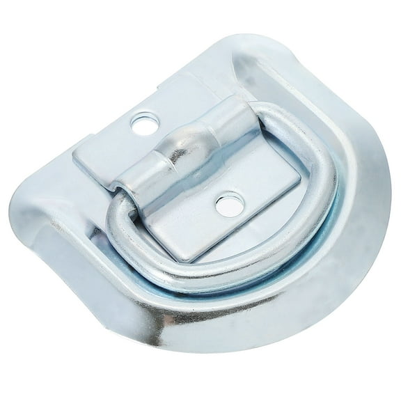TOYMYTOY 1Pc Practical Lashing D Ring Tie Down Anchor for Truck Car Silver Stainless Steel