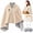 Beige, variant on EVHRZN Heated Shawl Wraps for Women, Wearable Heated Blanket Cape with Zipper