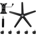 thumbnail image 4 of 320 Pounds Replacement Office Chair Base 28 Inch Swivel Chair Base with Casters Heavy Duty Black 28D x 28W x 10.15H in, 4 of 9