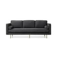 thumbnail image 6 of Pemberly Row Mid-Century Contemporary Fabric Sofa in Charcoal, 6 of 6