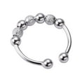 thumbnail image 2 of Yhmxh Anxiety Rings For Men Women Open Finger Rings With Beads Stress Reliever Rings For Anxiety Stress Relieving Jewellery, 2 of 2