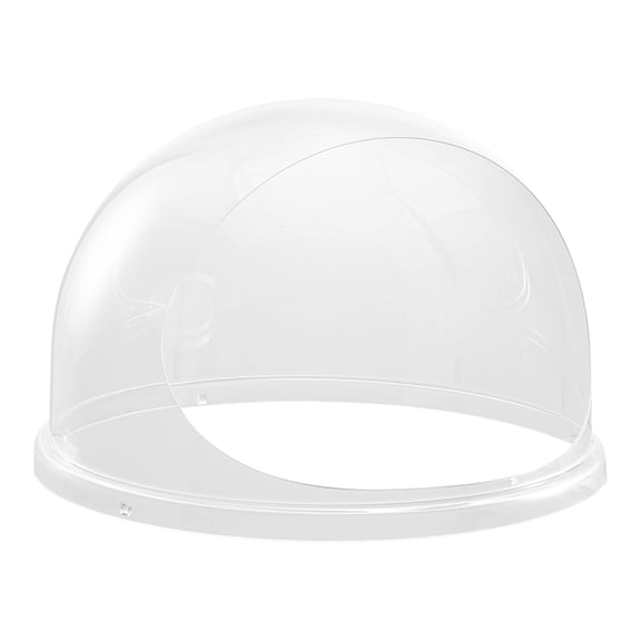 KFFKFF Transparent Acrylic Dome Cover for Cotton Candy Machines, Protective Bubble Shield Compatible with 20.5-inch Bowls, Ideal for Parties and Shops, Features Bottom Groove Design