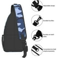 thumbnail image 5 of Pattern Printed Sling Bag for Women Men Crossbody Shoulder Backpack Chest Bags Gym Travel Hiking Casual Daypack, 5 of 7