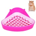 thumbnail image 1 of Toilette pour Animal de Compagnie Portable, Toilette d'Entraînement pour Animal de Compagnie, Toilette pour Rat, Petite Toilette Triangulaire pour Animal, 1 of 5