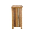 thumbnail image 5 of Harper 3-door Solid Reclaimed Wood Accent Cabinet Brown, 5 of 7