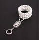 thumbnail image 3 of 1920s Flapper Pulsera Anillo Set Roaring 20s The Great Gatsby Cristales austriacos Pulsera de perlas de imitación TUNC Sencillez, 3 of 3