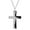 Black/White, variant on Men's Gold-Tone Stainless Steel The Lord's Prayer Tablet Cross Pendant - Brilliance Fine Jewelry