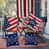 thumbnail image 3 of Memorial Day Pillow Covers 18 x 18 Inch Independence Day American Flag Throw Pillow Case 4th of July Patriotic Star Stripes America Freedom Decor Cushion Case for Home Couch Sofa Bed, 3 of 6