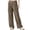 Coffee, variant on 2026 Womens Lounge Formal Pants - Spring Soft Drawstring High Waisted Lightweight Casual Pants with Pockets,Wide Leg Linen Pants,Relaxed Ankle Length Wide Leg Fashion Pants for Womens Blue Size:XL