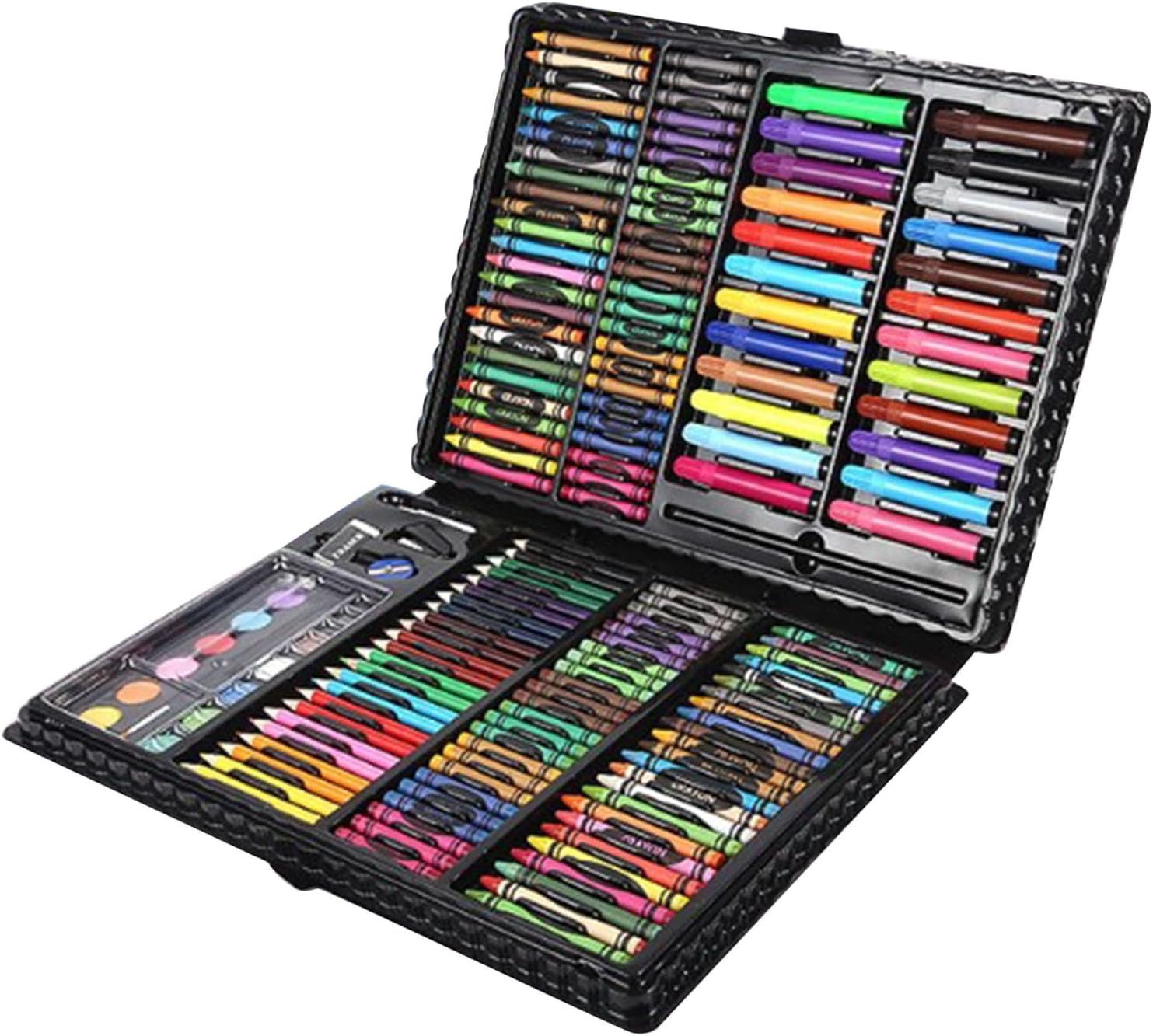 168Pcs Art Supplies Sketching Drawing Kit Colored Pencils Oil Pastels Set