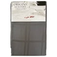 thumbnail image 2 of Origins Charcoal Gray Microfiber Tablecloth 90 inch Round, 2 of 3