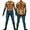 thumbnail image 3 of Disfraz de superhéroe de la película de Halloween Aquaman Mera, traje de baño Zentai de Arthur Curry Orin para adultos, 3 of 5