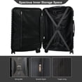 thumbnail image 5 of Travelhouse 5-Piece Hardside Luggage Set Spinner Lightweight Suitcase with TSA Lock & Duffel Bag,Black, 5 of 10