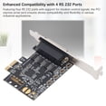 thumbnail image 4 of Carte Série PCI Express, Carte d'Extension Série PCIe 4 Ports DB9 R232 ASIX AX99100 Puce Principale pour ATM, 4 of 7