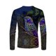 thumbnail image 5 of Camiseta de diario unisex para hombre Estampados gráficos en 3D Tops de manga larga Casual Bloue Pompotops oipoqjl3965, 5 of 8