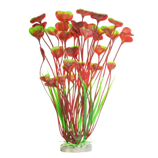 Visland Simulated Water Plants Aquarium Reptile Tank Plastic Artificial Grass Model Ornament Fish Tank Terrarium Decorations Realistic Landscape Decor