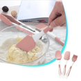 thumbnail image 1 of Feltree Silicones Spatula Silicones Oil Brush Set of 3 Cream Spatula Kitchenware Set Baking Tools, 1 of 7