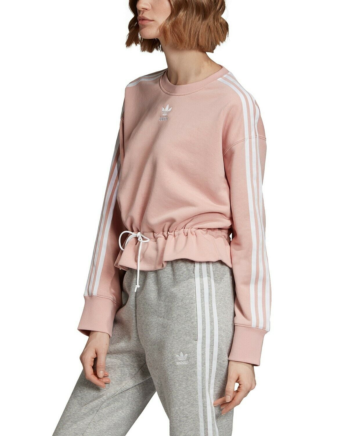 Adidas Originals Women's Bellista Tie Sweatshirt long sleeve Size XL, Pink  - Walmart.com