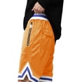 thumbnail image 4 of Ma Croix Mens Mesh Shorts Classic Fit Active Urban Hip Hop Shorts with Pockets Baseketball Sports Acticewear, 4 of 5