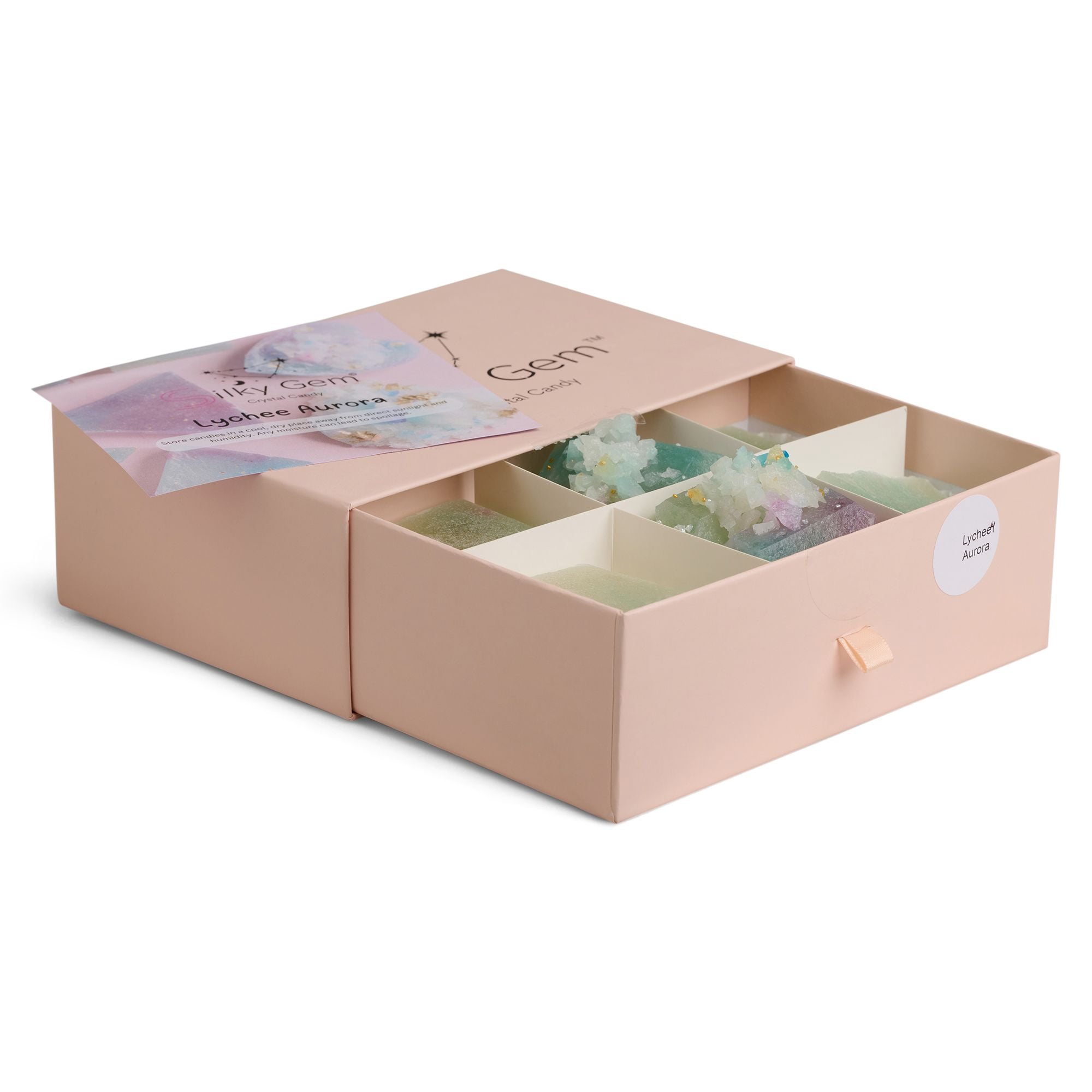 Lychee Aurora Crystal- Silky Gem Crystal Candy