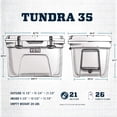 thumbnail image 2 of Hielera YETI Tundra 35 Azul Marino, 2 of 7