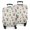 Green Highland Cow, variant on Beige Highland Cow Flower Pattern Luggage Cover Fashion Suitcase Cover Baggage Covers Fit 25-28 Inch Luggage (Go Travel)