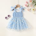 thumbnail image 4 of Younger Tree Toddler Girl Tulle Dress Baby Sleeveless Causal Princess Party Tutu Dresses for 6-12 Months, 4 of 8