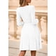 thumbnail image 5 of Vestido PRETTYGARDEN 2025 Suéter de Manga Larga con Escote en V Blanco XL, 5 of 8