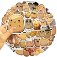 thumbnail image 3 of Stickers Lemorni de papa, 50 piezas, vinilo impermeable, estilo caricatura, 3 of 9