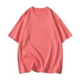 thumbnail image 4 of Dpytoraw Star Studded Sparkling Starry Sky Design Of Men Casual Loose Trendy Comfortable Round Neck Short Sleeved T Shirt Pocket T-Shirts Men Pink XL, 4 of 4