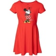 thumbnail image 5 of Disney Minnie Mouse Little Girls Skater Dresses and Scrunchie Little Kid to Big Kid, 5 of 5