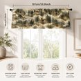 thumbnail image 3 of AshasdS Pine Forest Mountain Window Valance Polyester Rod Pocket Woodland Nature Curtain Valance for Rustic Cabin Living Room Bedroom, 3 of 5