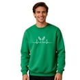 thumbnail image 2 of Oksale Xmas Sweatshirts for Men Women Plus Size Matching Christmas Pullover Soft Cozy Shirts for His Hers Winter Tops Green M, 2 of 9