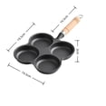 thumbnail image 3 of Multifunctional Induction Stove Top Egg Frying Pan With Four Cup Design For Home Cooking, 3 of 4