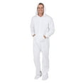 thumbnail image 4 of Footed Pajamas - Arctic White Adult Hoodie Fleece One Piece - Adult - XSmall (Fits 5'2 - 5'4"), 4 of 5