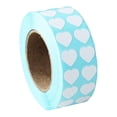 thumbnail image 2 of Etiquetas para accesorios, etiquetas térmicas, rollo de pegatinas (3000 unidades/1 rollo) para logotipos DIY Forma de corazón, 2 of 9