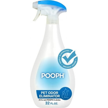 POOPH®️ Pet Odor Eliminator Spray 32 oz - Patented NO Fragrance NO Harsh Chemicals Organic Odor Eliminator Works On-Contact Home, Auto, Upholstery, Fast Easy Safe for Pets, People and the Planet!
