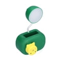thumbnail image 3 of Lámpara de escritorio Gato de dibujos animados Luz de escritorio LED multifuncional con sacapuntas Cable USB para sala de estudio Dormitorio Oficina Regalo Verde oscuro, 3 of 5