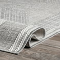 thumbnail image 4 of nuLOOM Ranya Tribal Indoor/Outdoor Light Grey 2' x 3' Casual Area Rug, 4 of 9