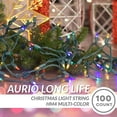 thumbnail image 2 of Luces navideñas woohaha multicolor, 23 m, 100 unidades, paquete de 2, 2 of 8