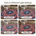 thumbnail image 7 of ODIKA 6'x9' Washable Area Rug Non-Slip, Easy Care, Patriotic July Fourth Striped Stars Halloween Plaid Independence for Family Room, Living Mater Bedroom, 7 of 7