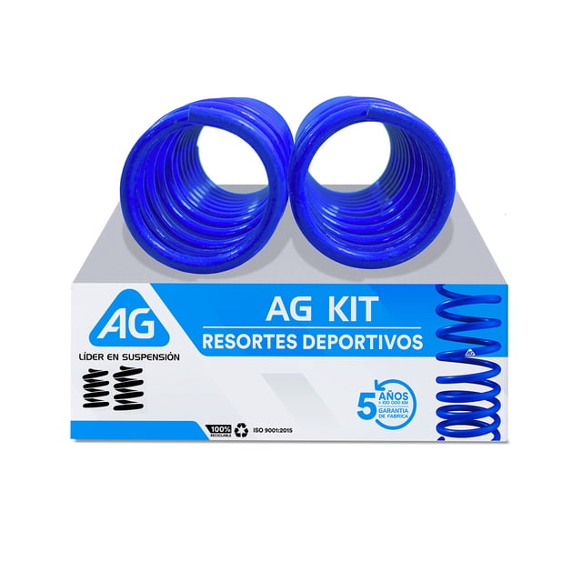 Resortes AG Kit para Auto Traseros para Honda Accord 2008 a 2012 2 Piezas Nuevos