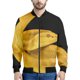 thumbnail image 3 of Chaqueta con cremallera y estampado de serpiente de terror colorido para hombre, sudadera con estampado 3D, chaquetas de bombardero para niños, chaquetas de calle para primavera y otoño, abrigos de ma, 3 of 5